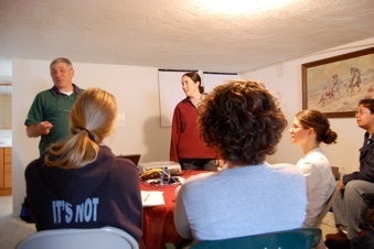 Gary Belovsky and Gretchen Gerrish teaching at UNDERC-West